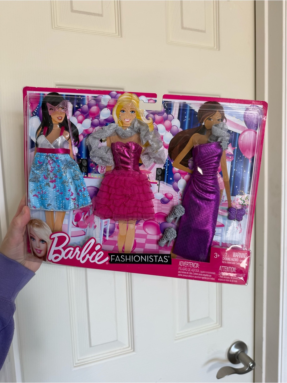 New in Box Barbie Vintage Fashionistas 3-Pack Outfits Party Gowns